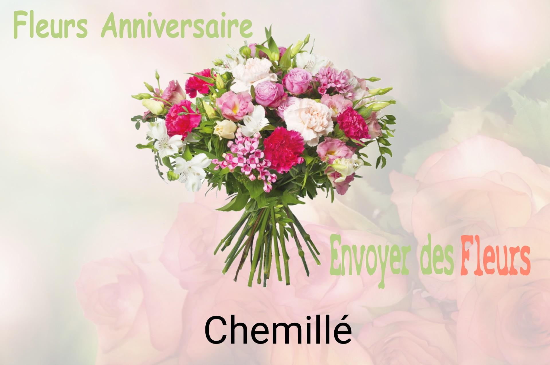 Bouquet de fleurs d’anniversaire livré à Chemillé